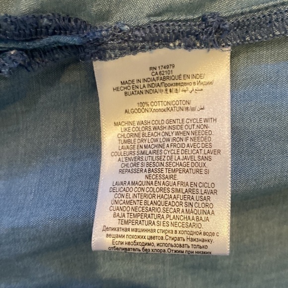 BCBGENERATION Chambray medium wash blue duster - Picture 9 of 9